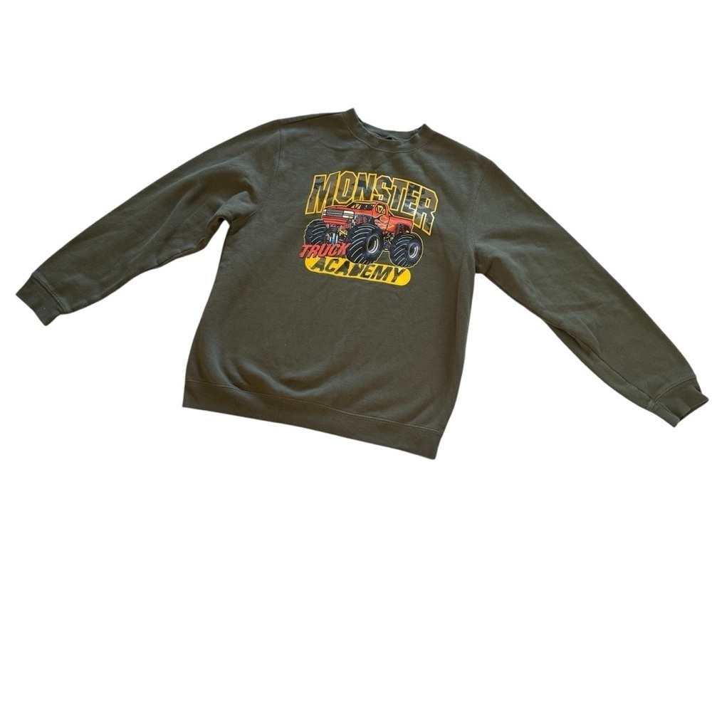 Joe Boxer "Monster Truck Academy" sweatshirt Pullover Youth Boys XL 14-16